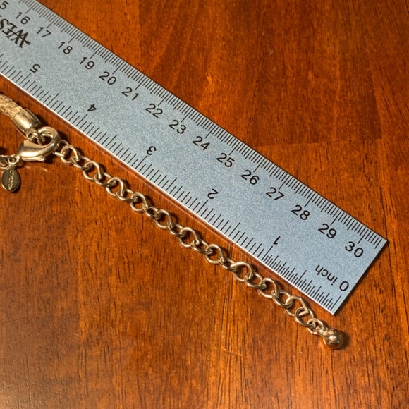 CHICO’S Silver beaded and chain Statement Necklace. 39”-43” - Picture 7 of 8